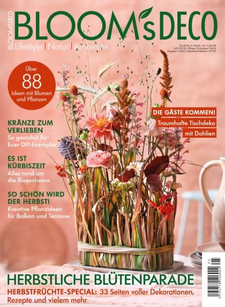 Bloom’s Deco – September-Oktober 2025 Cover