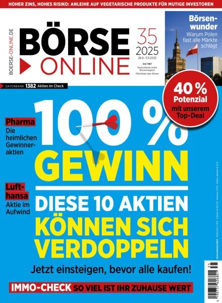 Borse Online – 28 August 2025 Cover