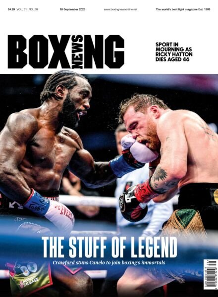 Boxing News – 18 September 2025 Cover