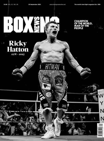 Boxing News – 25 September 2025 Cover