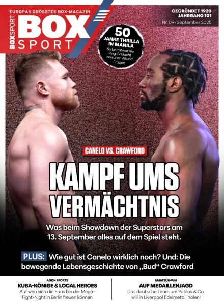 BoxSport – September 2025 Cover