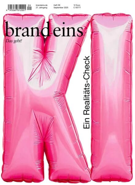 Brand Eins – September 2025 Cover