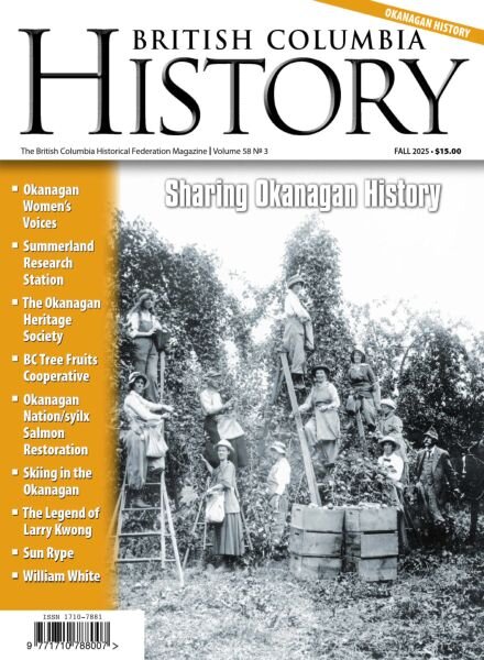 British Columbia History – Fall 2025 Cover