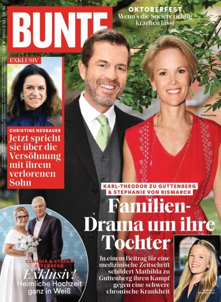 Bunte – 25 September 2025 Cover