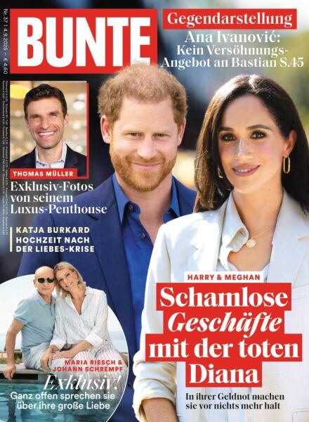 Bunte – 4 September 2025 Cover