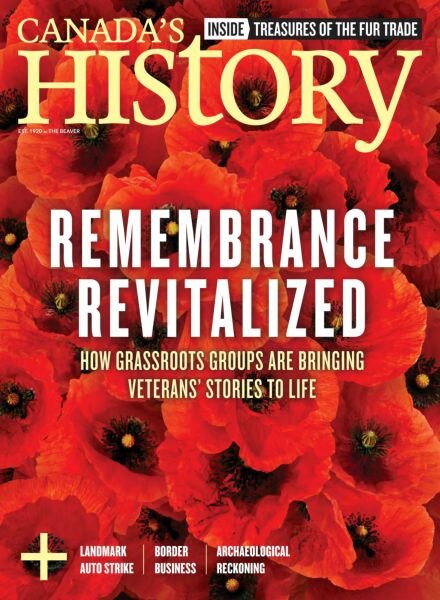 Canada’s History – October-November 2025 Cover