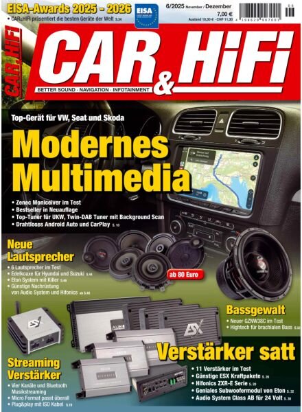 Car & Hifi – November-Dezember 2025 Cover