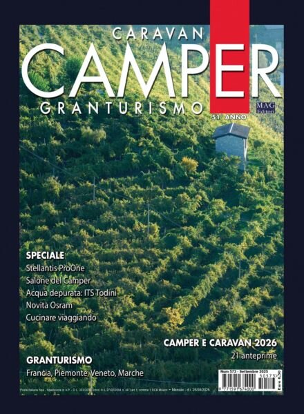 Caravan e Camper Granturismo – Settembre 2025 Cover