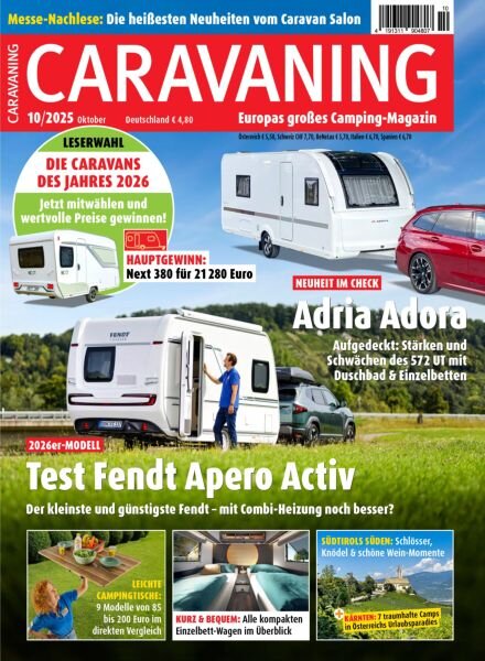 Caravaning – Oktober 2025 Cover