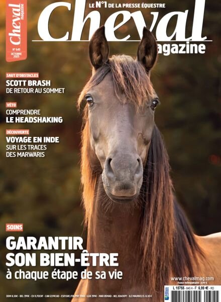Cheval Magazine – Octobre 2025 Cover