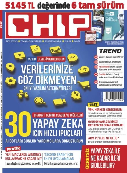 CHIP Turkiye – Eylul 2025 Cover