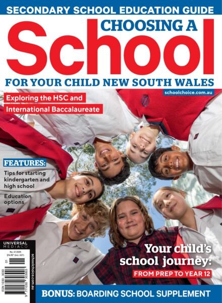 Choosing a School for Your Child NSW – Issue 41 2025 Cover