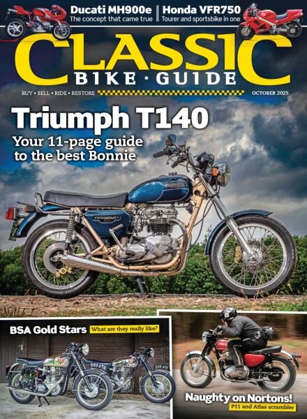 Classic Bike Guide – October 2025 Cover