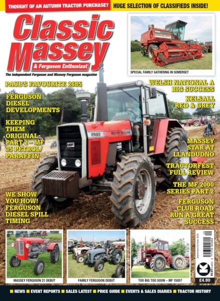 Classic Massey & Ferguson Enthusiast – September-October 2025 Cover