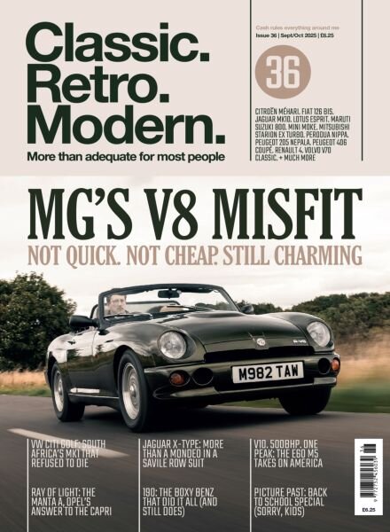 ClassicRetroModern – September-October 2025 Cover