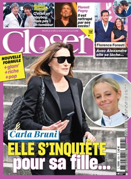 Closer France – 19 Septembre 2025 Cover