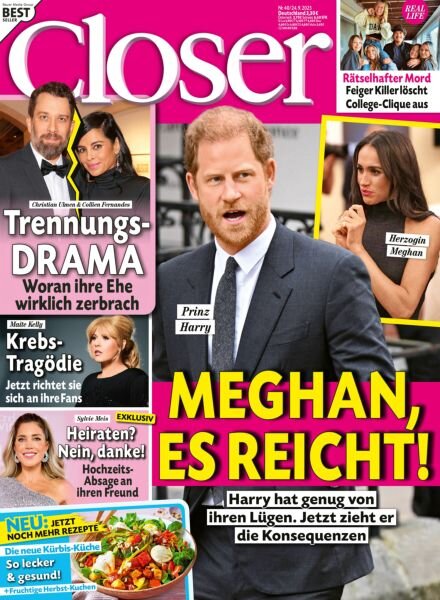 Closer Germany – 24 September 2025 Cover