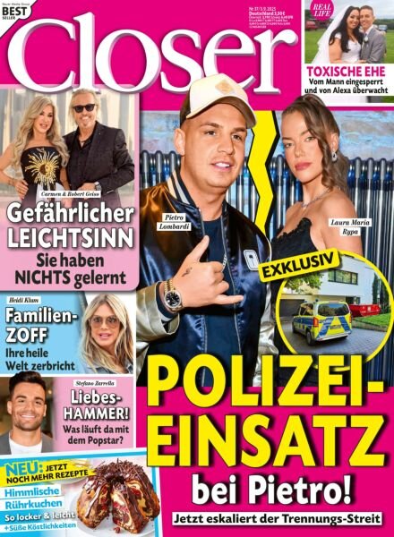 Closer Germany – 3 September 2025 Cover