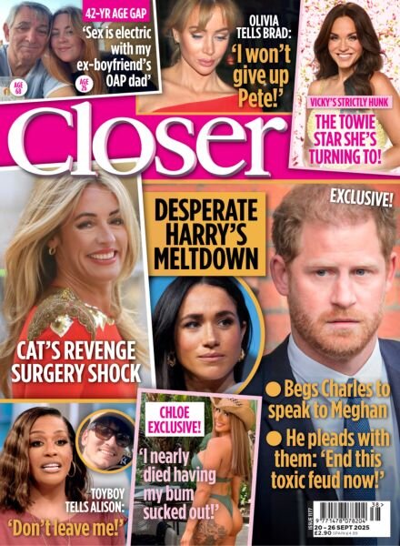 Closer UK – 20 September 2025 Cover