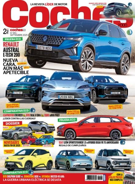 Coches 2000 – Septiembre 2025 Cover