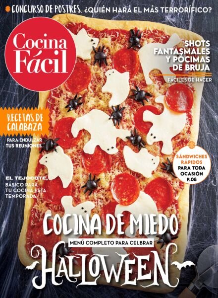 Cocina Facil Mexico – Octubre 2025 Cover