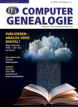 Computer Genealogie – September 2025