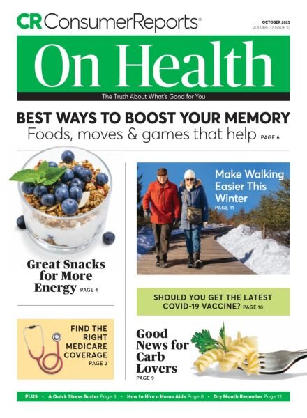 Consumer Reports on Health – October 2025 Cover