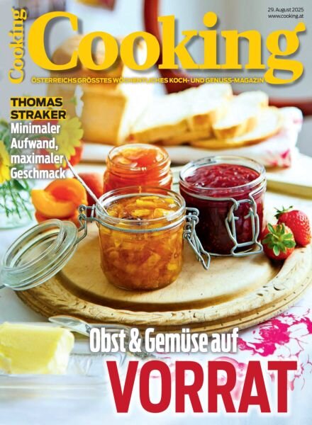 Cooking Austria – 29 August 2025 Cover