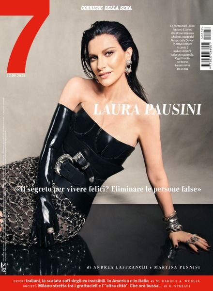 Corriere della Sera Sette – 12 Settembre 2025 Cover