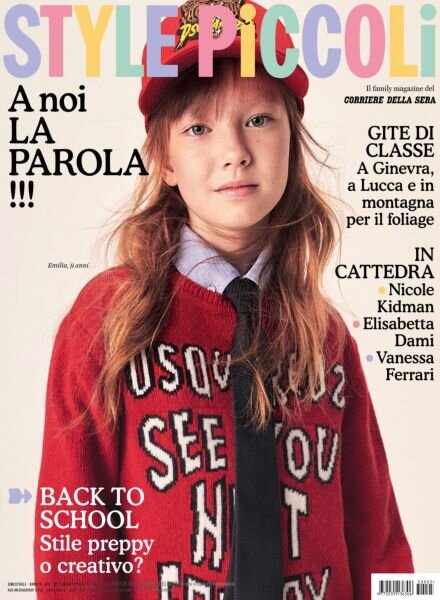 Corriere della Sera Style Piccoli – Agosto 2025 Cover