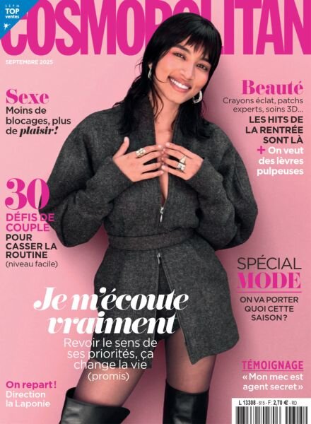 Cosmopolitan France – Septembre 2025 Cover