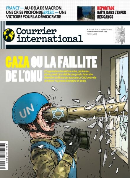Courrier International – 18 Septembre 2025 Cover