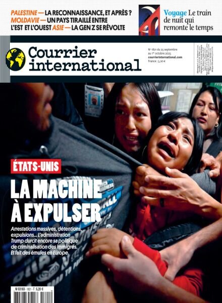 Courrier International – 25 Septembre 2025 Cover