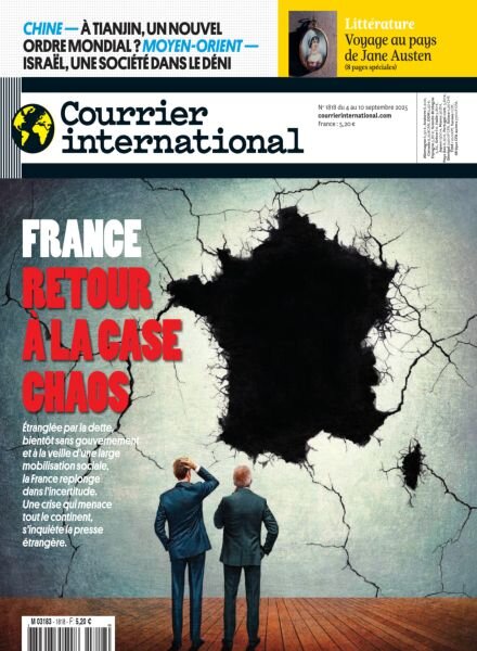 Courrier International – 4 Septembre 2025 Cover