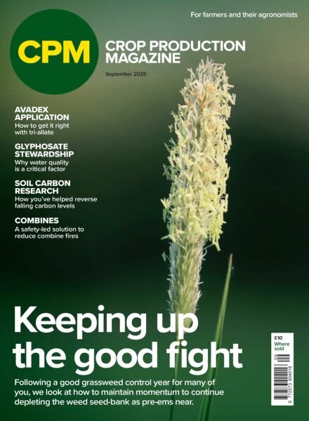 Crop Production Magazine – September 2025 Cover