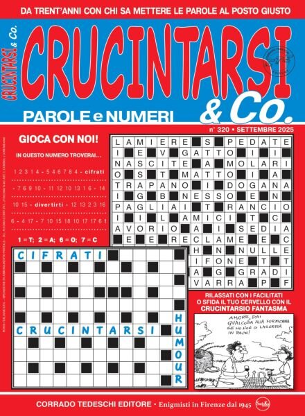 Crucintarsi & Co – Settembre 2025 Cover