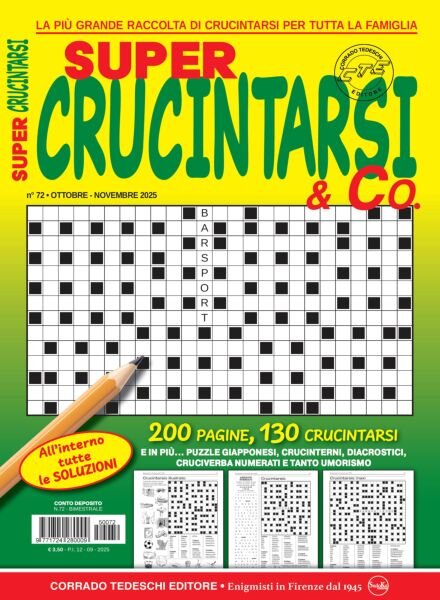 Crucintarsi Giganti – Ottobre-Novembre 2025 Cover
