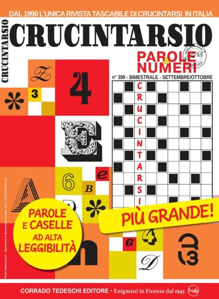 Crucintarsio – Settembre 2025 Cover
