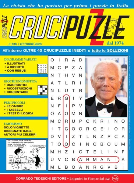 Crucipuzzle – Ottobre 2025 Cover