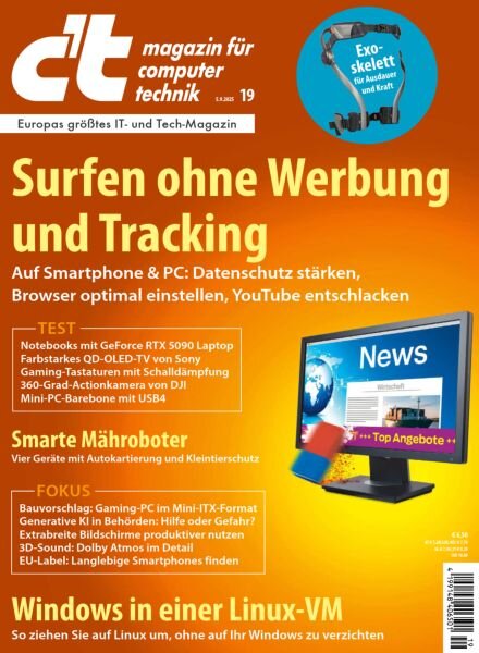 c’t Magazin – 05 September 2025 Cover