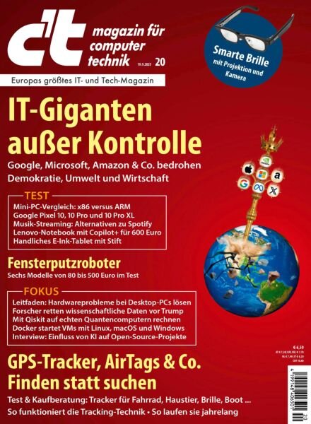 c’t Magazin – 19 September 2025 Cover