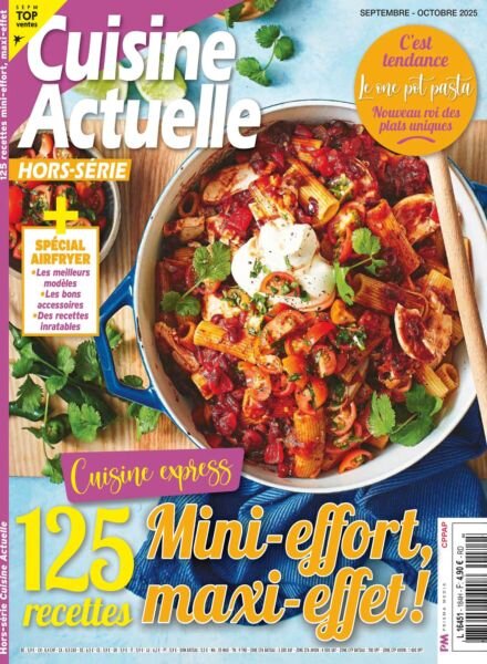 Cuisine Actuelle – Hors-Serie – Septembre-Octobre 2025 Cover