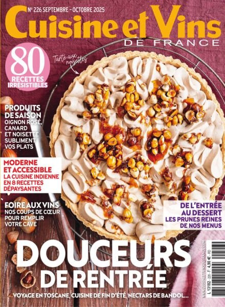 Cuisine et Vins de France – Septembre-Octobre 2025 Cover