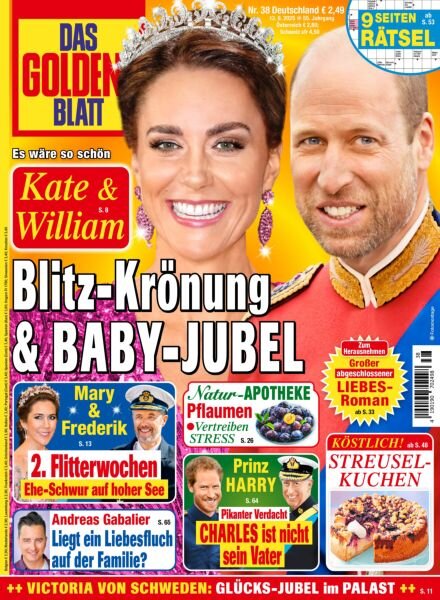 Das Goldene Blatt – 13 September 2025 Cover