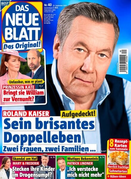 Das Neue Blatt – 24 September 2025 Cover