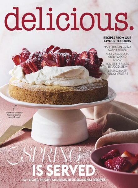 delicious Cookbooks – Spring is served – September 2025 Cover