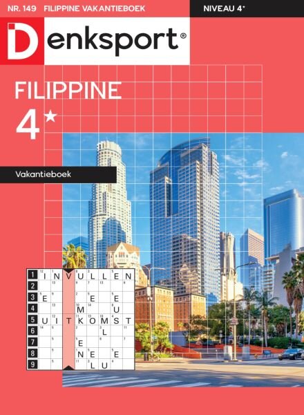 Denksport Filippine 4 Vakantieboek – 18 September 2025 Cover