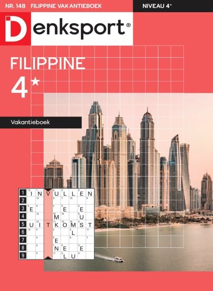 Denksport Filippine 4 Vakantieboek – 21 Augustus 2025 Cover