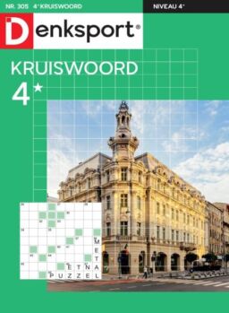 Denksport Kruiswoord 4 – 21 Augustus 2025
