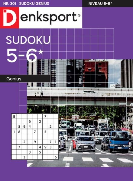 Denksport Sudoku 5-6 genius – 25 September 2025 Cover